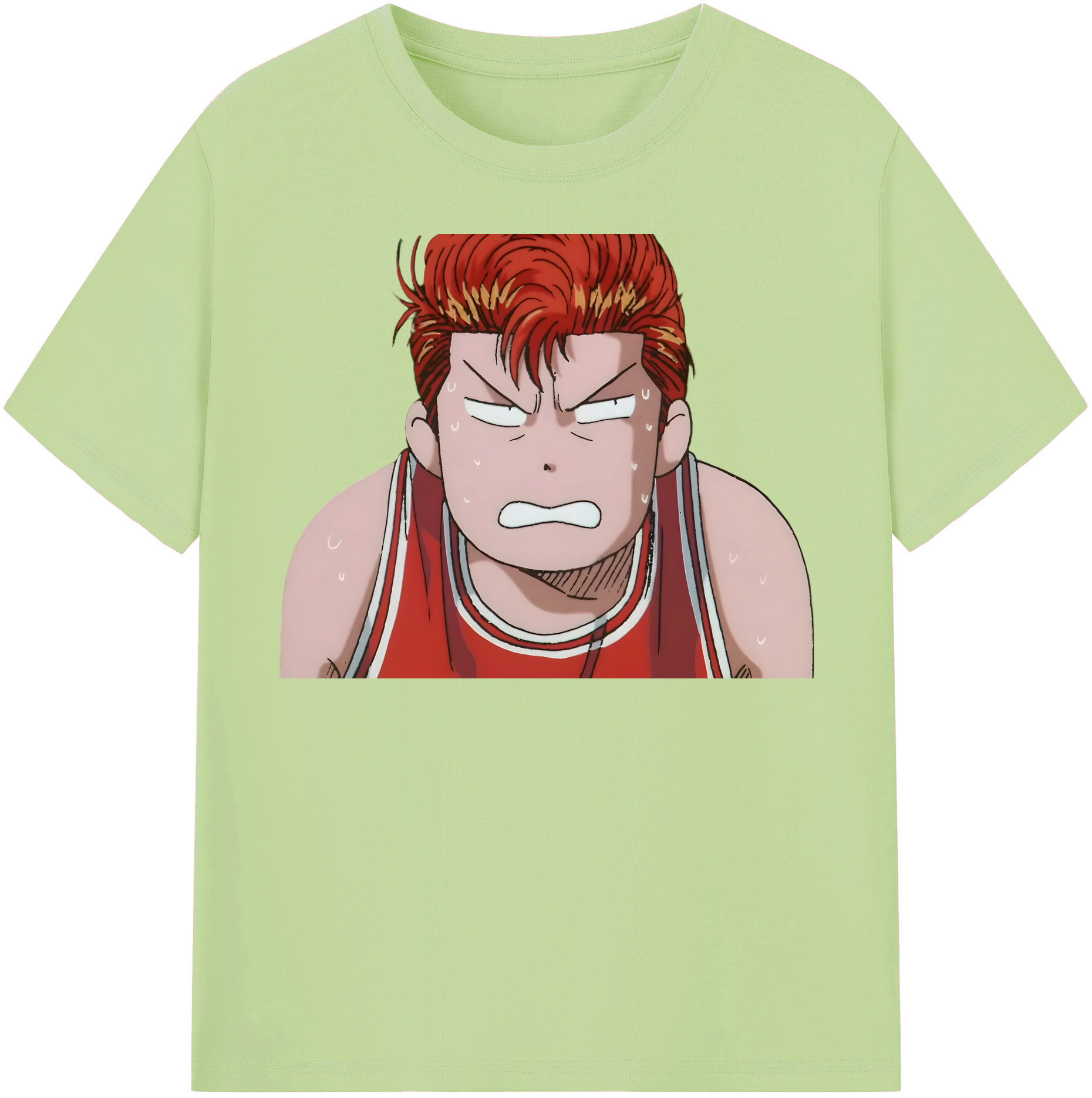 SLAM DUNK／スラムダンク 綿100％半袖Tシャツ（フロントプリント）